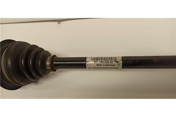 Recambio de palier delantero derecho para porsche 911 (tipo 997) 3.8 carrera 4 s cabrio referencia OEM IAM 9973490382  