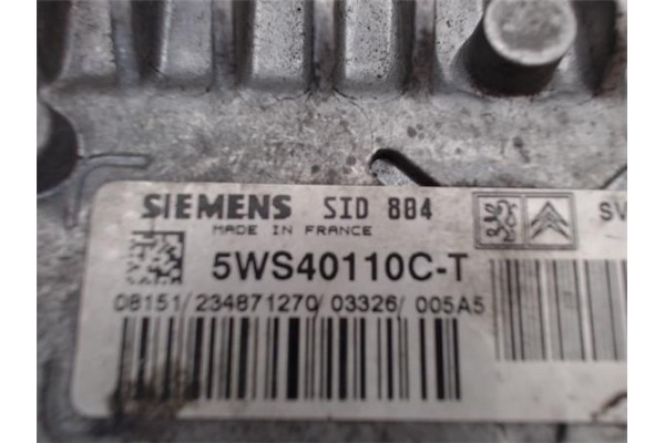 Recambio de centralita para citroen c3 1.4 hdi referencia OEM IAM 5WS40110CT  