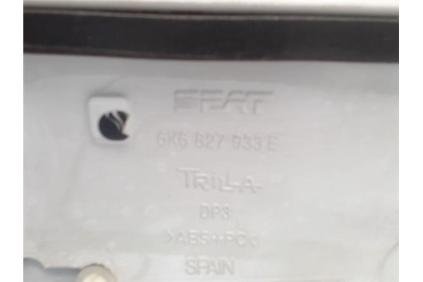 Recambio de aleron trasero para seat ibiza (6k1) 1.4 referencia OEM IAM 6K6827933E  