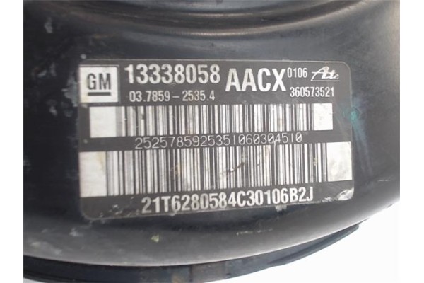 Recambio de servofreno para opel astra j 1.7 cdti referencia OEM IAM 13338058  