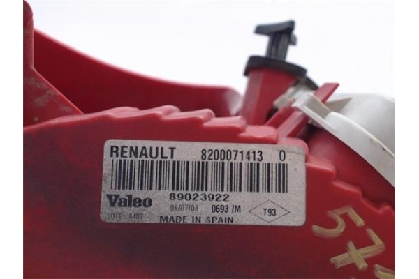 Recambio de piloto trasero izquierdo para renault clio ii fase ii 1.3 referencia OEM IAM 8200071413 89023922 8200917488 , RENAUL