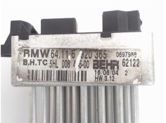 Recambio de resistencia calefaccion para bmw serie x3 (e83) 2.5i referencia OEM IAM 64116920365  64116929486 , BMW | 6929486 , B