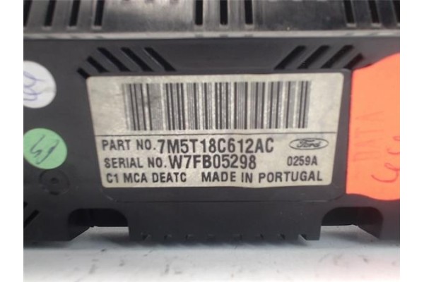Recambio de mandos climatizador para ford focus ii (da_) 1.6 referencia OEM IAM 7m5t18c612ac  