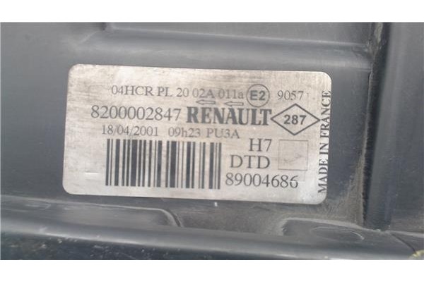 Recambio de faro delantero dcho para renault laguna ii (bg0) referencia OEM IAM 7700420129 8200002847 