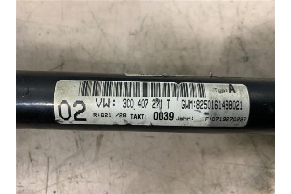 Recambio de palier delantero izquierdo para volkswagen passat berlina (3c2) 2.0 tdi referencia OEM IAM 3C0407271T 3C0501203F 1K0