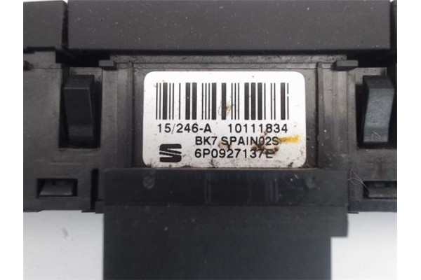 Recambio de conjunto interruptores para seat ibiza (6p1) 1.0 style referencia OEM IAM 6P0927137E  
