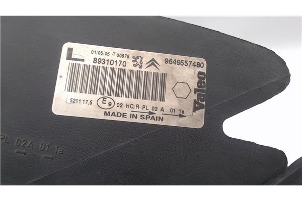 Recambio de faro delantero izquierdo para citroen xsara picasso referencia OEM IAM 89300190 9631495180 