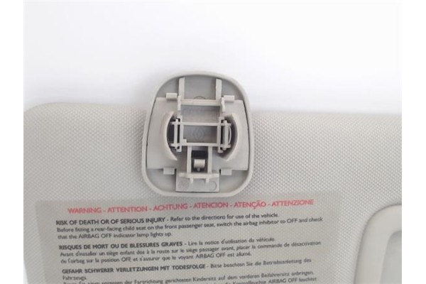 Recambio de parasol derecho para renault megane iii berlina 5p 1.5 expression referencia OEM IAM 964001446R  