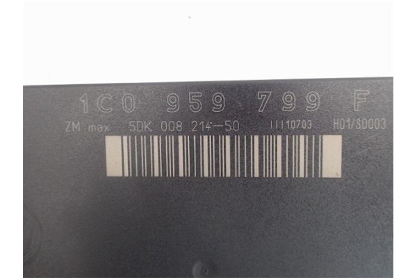 Recambio de centralita para seat leon (1m1) 1.6 16 v referencia OEM IAM 1c0959799f  