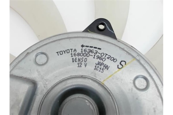 Recambio de electroventilador para toyota c-hr (x10) 2.0 hibrido referencia OEM IAM 163630T200 168001960 