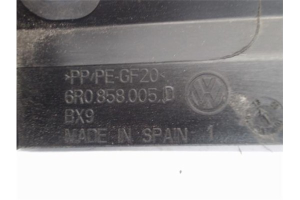 Recambio de embellecedor consola central para volkswagen polo v (6r1) 1.2 sport referencia OEM IAM 6R0858005D  