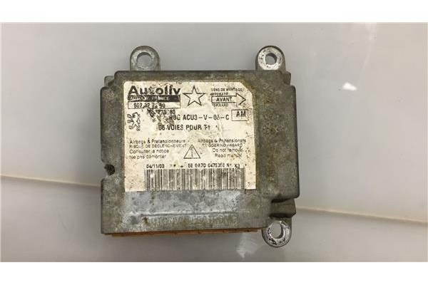 Recambio de centralita airbag para peugeot 206 2.0 gt referencia OEM IAM 9652275980  