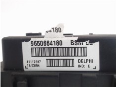 Recambio de caja fusibles/rele para peugeot 206 1.4 i referencia OEM IAM 9650664180  
