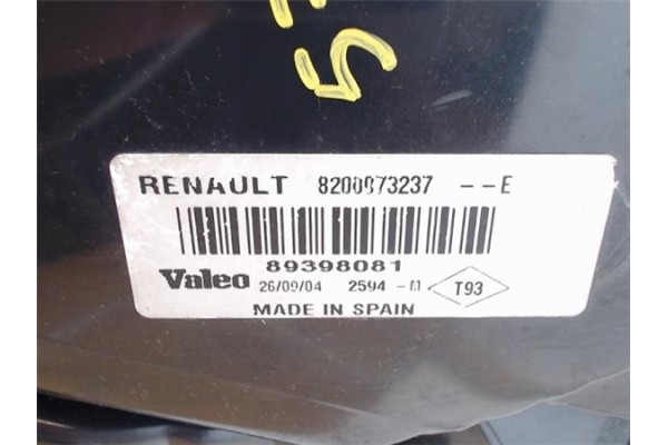 Recambio de piloto trasero derecho para renault megane ii berlina 5p 1.5 authentique referencia OEM IAM 8200073237 89398081 5200