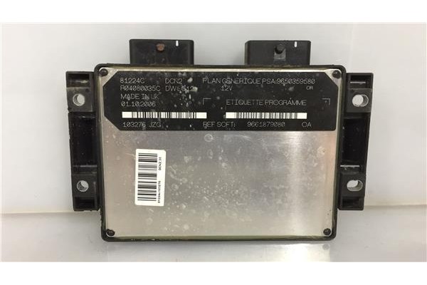 Recambio de centralita para citroen berlingo 1.9 d (mfwjz) referencia OEM IAM 9650359580 9661879080 