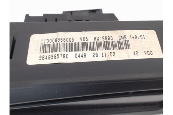 Recambio de cuadro completo para citroen xsara picasso 1.6 referencia OEM IAM 9648585780  