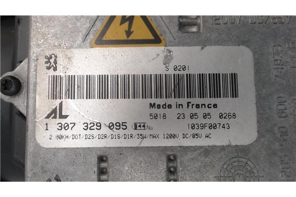 Recambio de faro delantero dcho para peugeot 407 referencia OEM IAM 301213272 9660236480 
