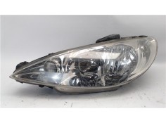 Recambio de faro delantero izquierdo para peugeot 206 referencia OEM IAM 6204S8 6208A0 