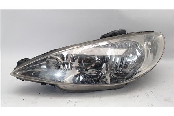 Recambio de faro delantero izquierdo para peugeot 206 referencia OEM IAM 6204S8 6208A0 
