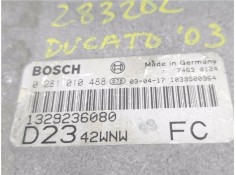 Recambio de centralita para fiat ducato furgón (244) 2.3 jtd referencia OEM IAM 1329236080 0281010488 