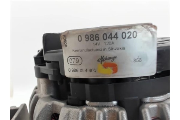Recambio de alternador para opel vectra c berlina 2.2 16v referencia OEM IAM 0986044020  