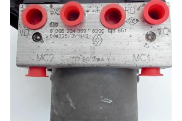 Recambio de nucleo abs para renault modus i 1.5 dci (fp0d, jp0d) referencia OEM IAM 8200129951 0265234359 