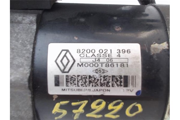 Recambio de motor arranque para renault modus i 1.5 dci (fp0d, jp0d) referencia OEM IAM 8200021396 M000T86181 7711135521 , RENAU