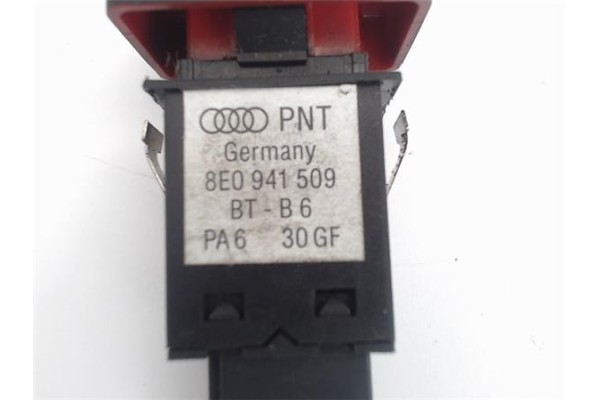 Recambio de interruptor luces emergencia para audi a4 berlina (8e) 1.8 t referencia OEM IAM 8E0941509  