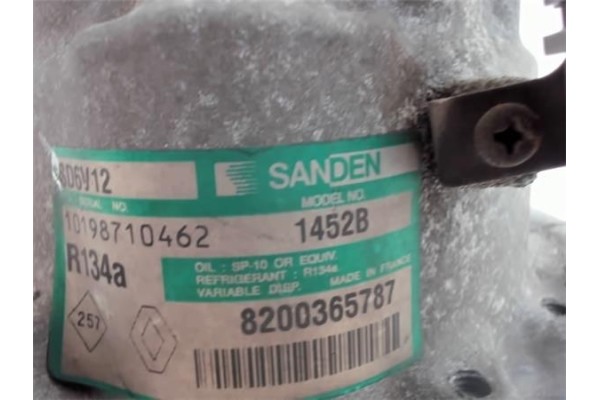Recambio de compresor aire acond. para renault modus i 1.5 dci (fp0d, jp0d) referencia OEM IAM 8200365787 SD6V12 8200651251 , NI