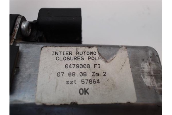 Recambio de mecanismo elevalunas delantero izquierdo para fiat i doblo (119) 1.9 jtd referencia OEM IAM 0571184040E 0479000 