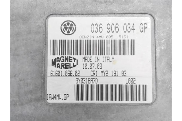 Recambio de centralita para volkswagen polo iv (9n1) 1.4 16v referencia OEM IAM 45906019BH 036906034GP 