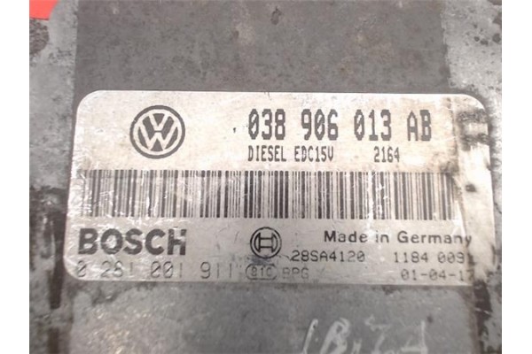 Recambio de centralita para seat ibiza (6k1) 1.9 select referencia OEM IAM (0281001911) (038906013AB) 