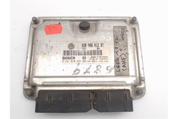 Recambio de centralita para seat leon (1m1) 1.9 sports limited referencia OEM IAM (038906012BT) (0281010229) 