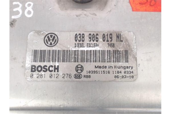 Recambio de centralita para seat ibiza (6l1) 1.9 cupra referencia OEM IAM (038906019NL) (0281012276) 