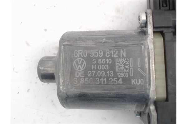 Recambio de mecanismo elevalunas trasero derecho para volkswagen polo v (6r1) 1.2 sport referencia OEM IAM 6R0959812N S850311254