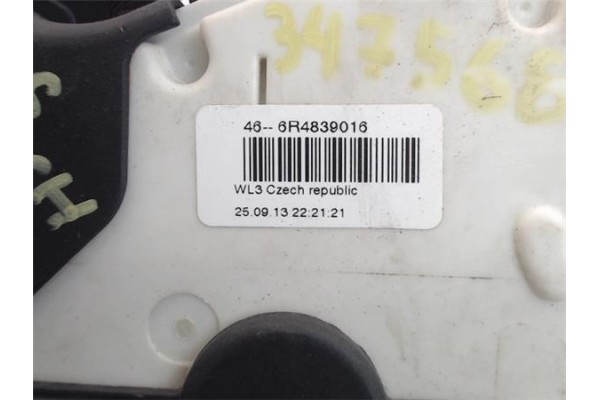 Recambio de cierre electromagnetico trasero derecho para volkswagen polo v (6r1) 1.2 sport referencia OEM IAM 6R4839016  
