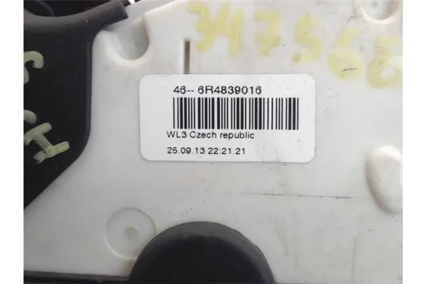Recambio de cierre electromagnetico trasero derecho para volkswagen polo v (6r1) 1.2 sport referencia OEM IAM 6R4839016  
