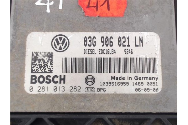 Recambio de centralita para seat altea (5p1) 1.9 rock & roll referencia OEM IAM (03G906021LN) (0281013282) 
