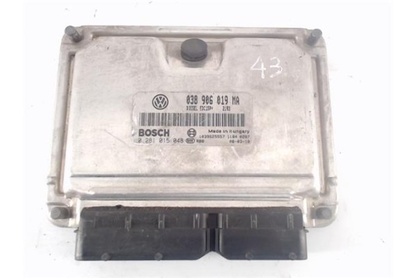 Recambio de centralita para seat ibiza (6l1) 1.9 reference referencia OEM IAM (038906019MA) (0281015048) 