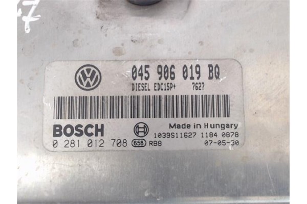 Recambio de centralita para seat ibiza (6l1) 1.4 cool referencia OEM IAM (045906019BQ) (0281012708) 