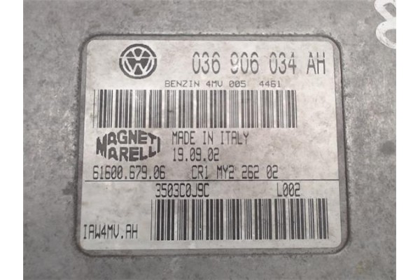 Recambio de centralita para seat ibiza (6l1) 1.4 cool referencia OEM IAM (036906034AH) (IAW4MV.AH) 