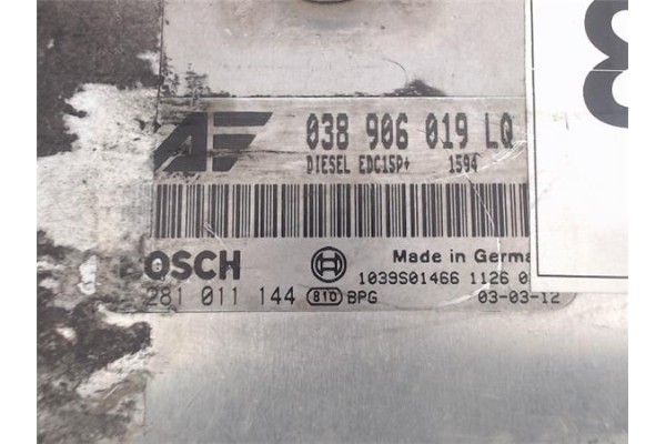 Recambio de centralita para seat alhambra (7v9) 1.9 fancy referencia OEM IAM (038906019LQ) (0281011144) 