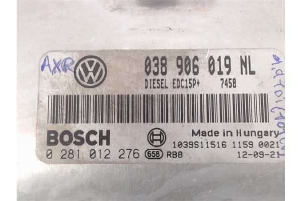 Recambio de centralita para seat ibiza (6l1) 1.9 fórmula sport referencia OEM IAM (0281012276) (038906019NL) 