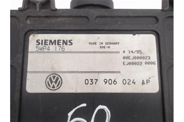 Recambio de centralita para seat toledo (1l) 2.0 marina referencia OEM IAM 037906024AP/EJ000220006 5WP4176/00EJ000023 