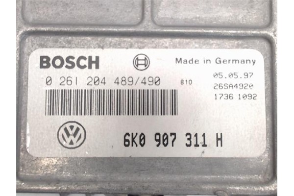 Recambio de centralita para seat ibiza (6k1) 1.6 sport referencia OEM IAM 6K0907311H 0261204489/490 