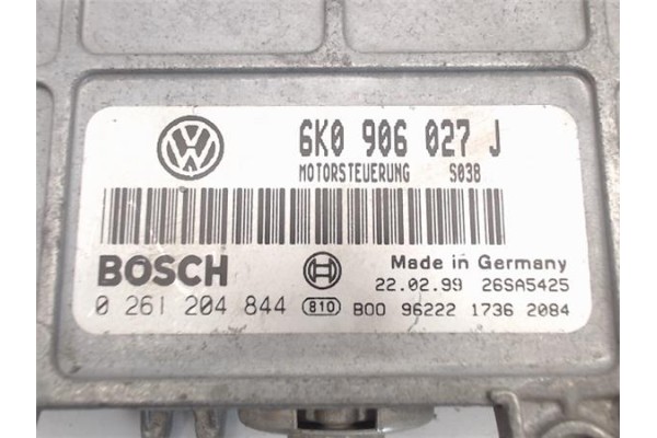 Recambio de centralita para seat ibiza (6k) referencia OEM IAM 6K0906027J 0261204844 