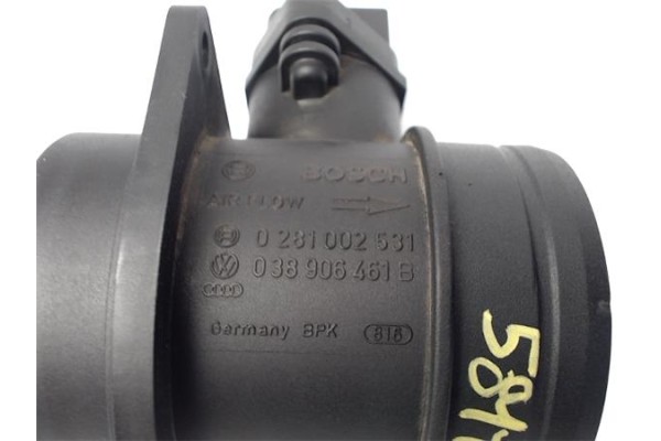Recambio de caudalimetro para volkswagen golf v (1k1) 1.9 tdi referencia OEM IAM 0338906461B 0281002531 