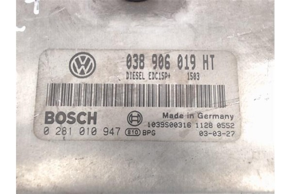 Recambio de centralita para seat ibiza (6l1) 1.9 reference referencia OEM IAM 038906019HT 0281010947/EDC15P+ 