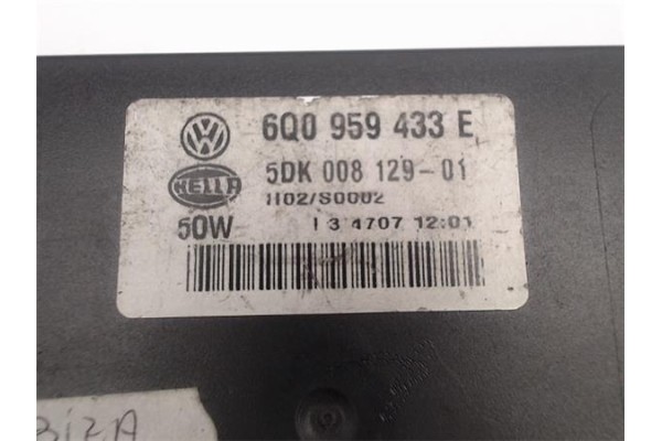 Recambio de centralita para seat ibiza (6l1) referencia OEM IAM 6Q0959433E 5DK008129-01 