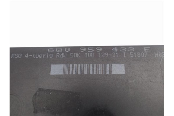 Recambio de centralita para seat ibiza (6l1) 1.4 cool referencia OEM IAM (6Q0959433E) (5DK008129-01) 